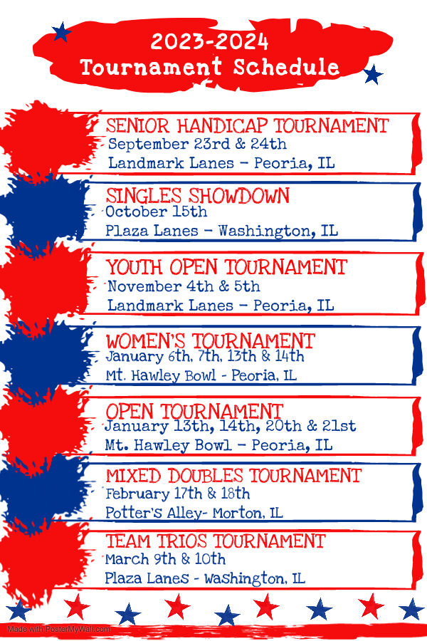 23-24 PRC Schedule - Made with PosterMyWall